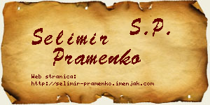 Selimir Pramenko vizit kartica